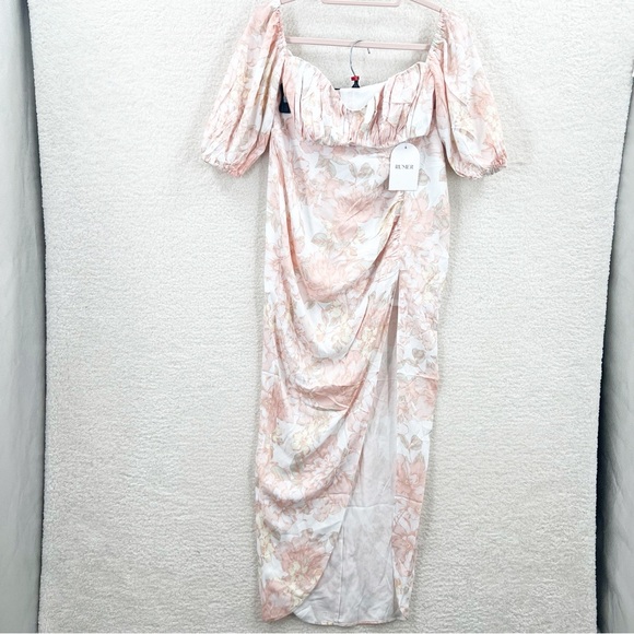 Rumer Isola floral crop top and midi skirt set Size M NWT - Picture 3 of 16